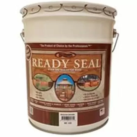 Ready Seal Exterior Wood Stain and Sealer - Mission Brown , 5 Gallon (5 Gallon, Mission Brown)