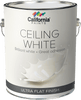 California Products Latex Ceiling White 1 Gallon (1 Gallon, White)