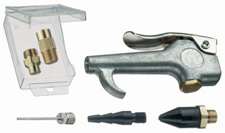 K-T Industries Deluxe Blow Gun Kit 6 Pc