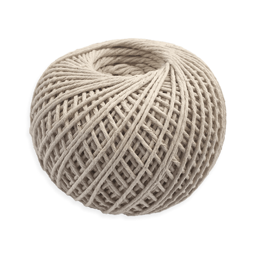 Wellington Cordage Household Twine Twisted Cotton Natural Color (12 in. Dia. x 430 ft. L)