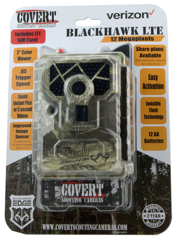 Covert Scouting Cameras 5465 Blackhawk LTE 1080p HD 12 MP Realtree Edge