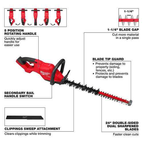 Milwaukee M18 FUEL™ Hedge Trimmer