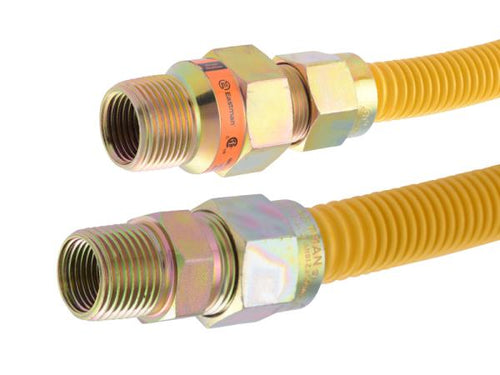 Eastman 5/8 in. OD ArmorBoost™ EFV Gas Connector - MIP x MIP