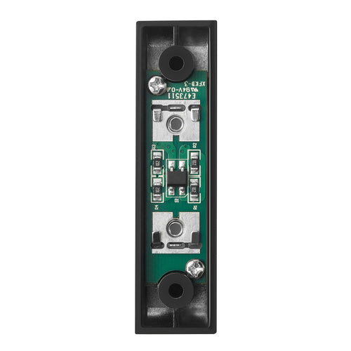 Globe Heath Zenith Black Metal Wired Lighted Push Doorbell Button