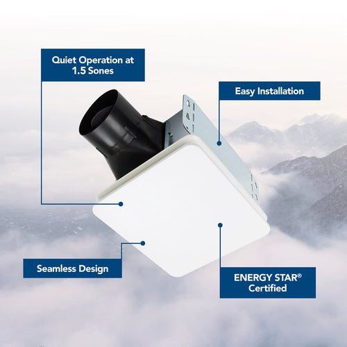 Broan-NuTone® Roomside Series 80 CFM 1.5 Sones Ventilation Fan ENERGY STAR®
