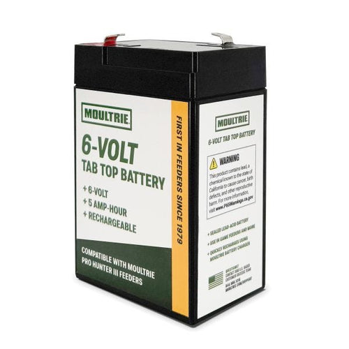 Moultrie 6v Tab-Top Battery (Rechargeable)