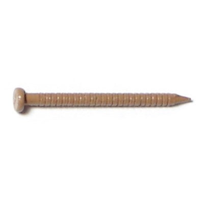 Monster Fastener Oak Brown Painted Steel Panel Flat Head Nails