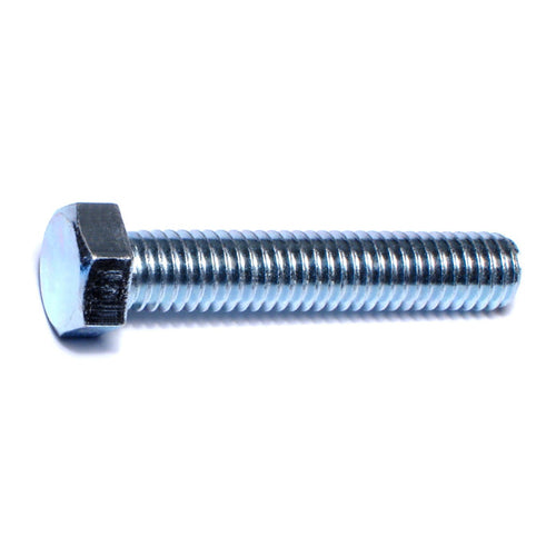 Monster Fastener Zinc Plated Steel Coarse Full Thread Hex Head Tap Bolts