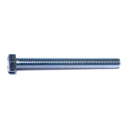 Monster Fastener Zinc Plated Steel Coarse Full Thread Hex Head Tap Bolts