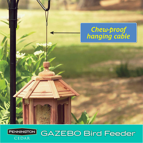Pennington Pennington Cedar Gazebo Bird Feeder