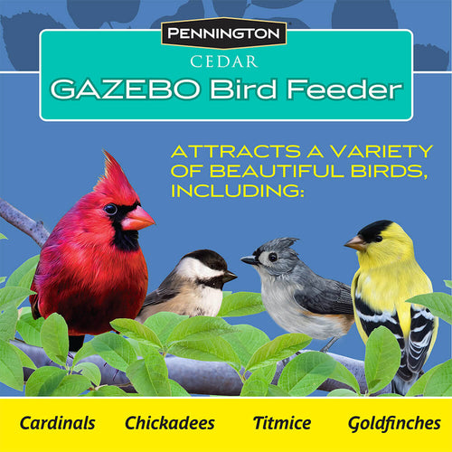 Pennington Pennington Cedar Gazebo Bird Feeder