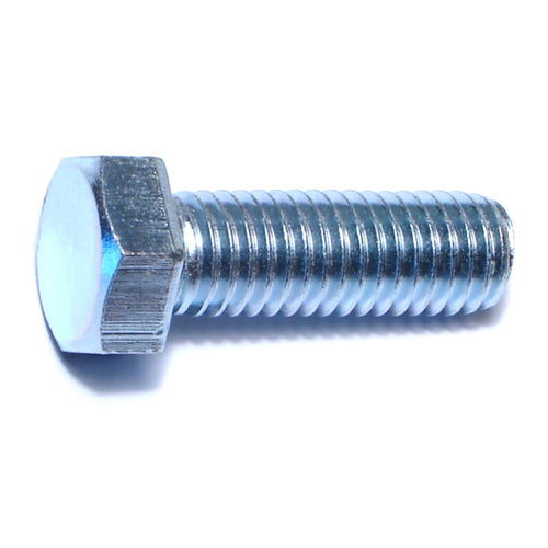 Monster Fastener Zinc Plated Steel Coarse Full Thread Hex Head Tap Bolts