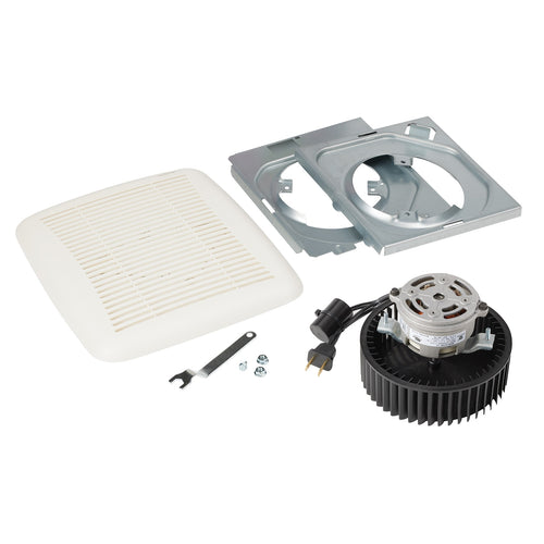 Broan-NuTone® QuicKit™ Bath Fan Replacement Motor and Cover/Grille, 60 CFM