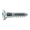 Monster Fastener Zinc Plated Steel Phillips Flat Head Wood Screws