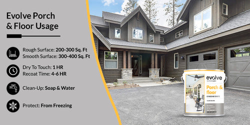 Evolve Porch & Floor Paint Fast-Drying Wood and Concrete Paint