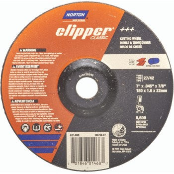 Norton 70184601468 01468 7 Rt Ang Cut Off Wheel